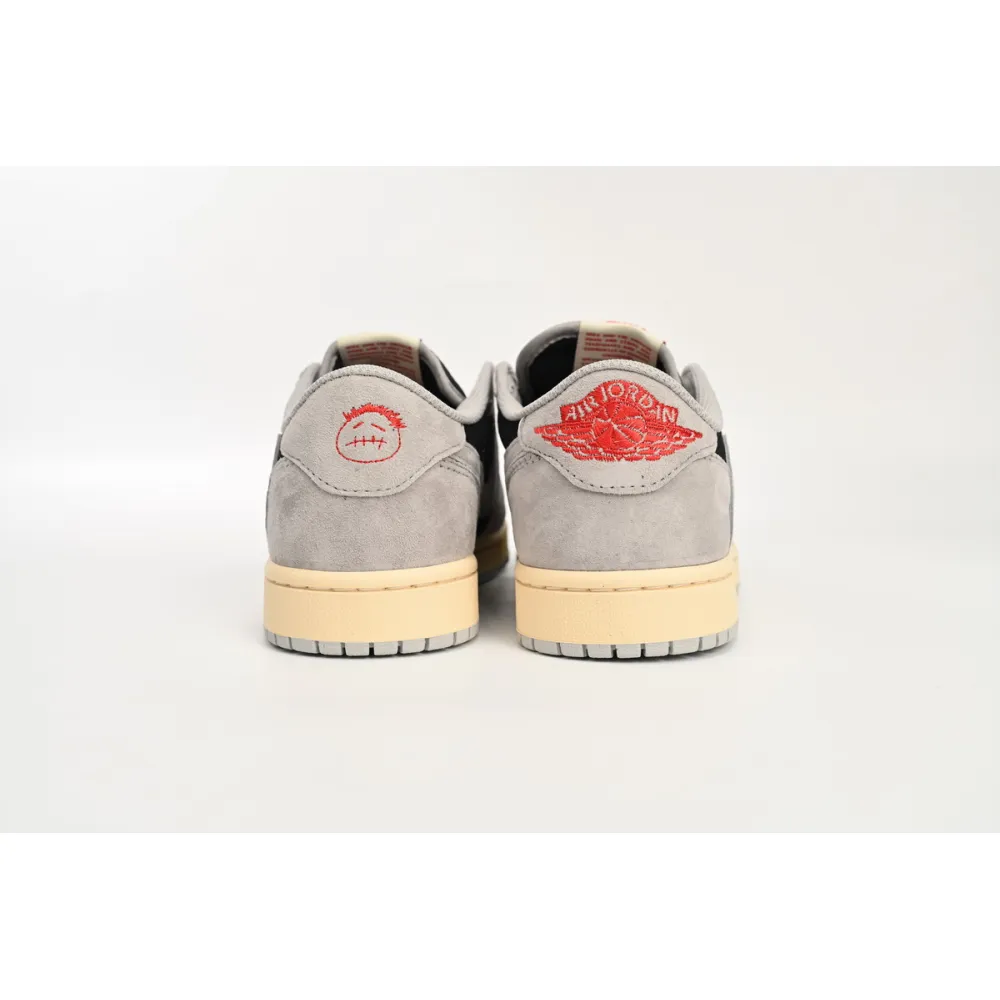 CocoKicks Jordan 1 Low White Grey Low Gang x Travis Scott DM7866-010