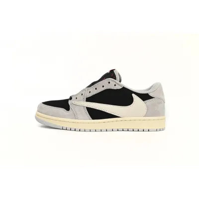 CocoKicks Jordan 1 Low White Grey Low Gang x Travis Scott DM7866-010 01