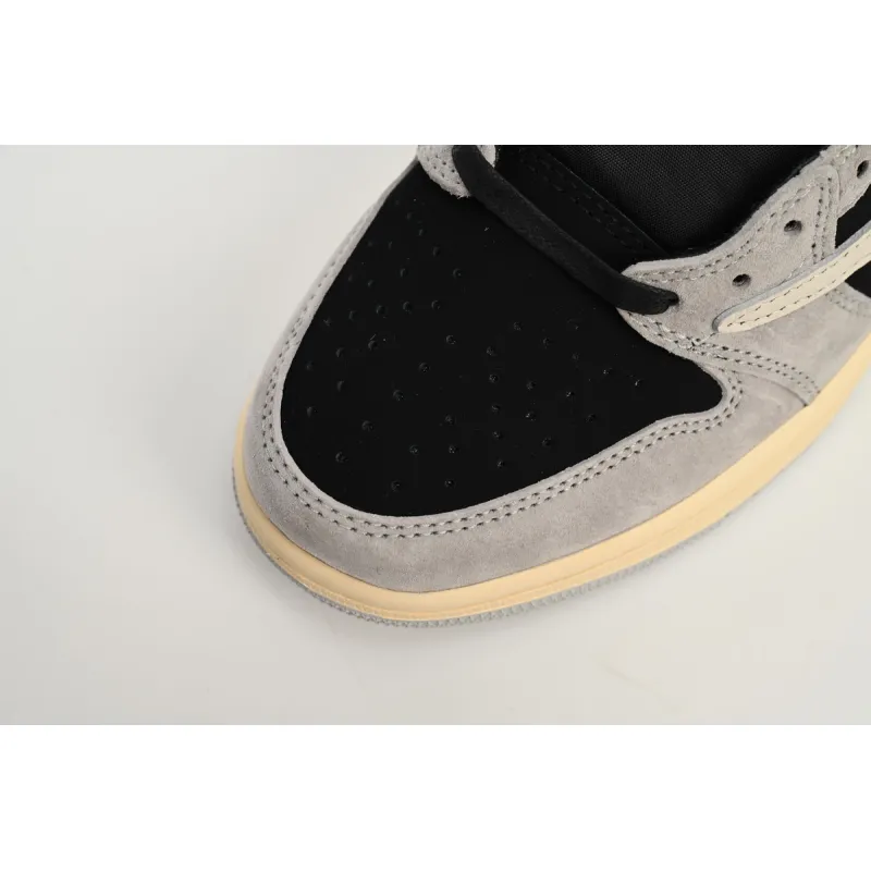 CocoKicks Jordan 1 Low White Grey Low Gang x Travis Scott DM7866-010