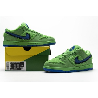 CocoKicks SB Dunk Low Grateful Dead Bears Green CJ5378-300 02