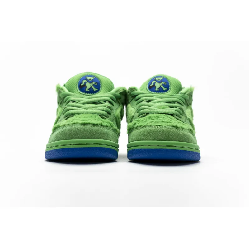 CocoKicks SB Dunk Low Grateful Dead Bears Green CJ5378-300