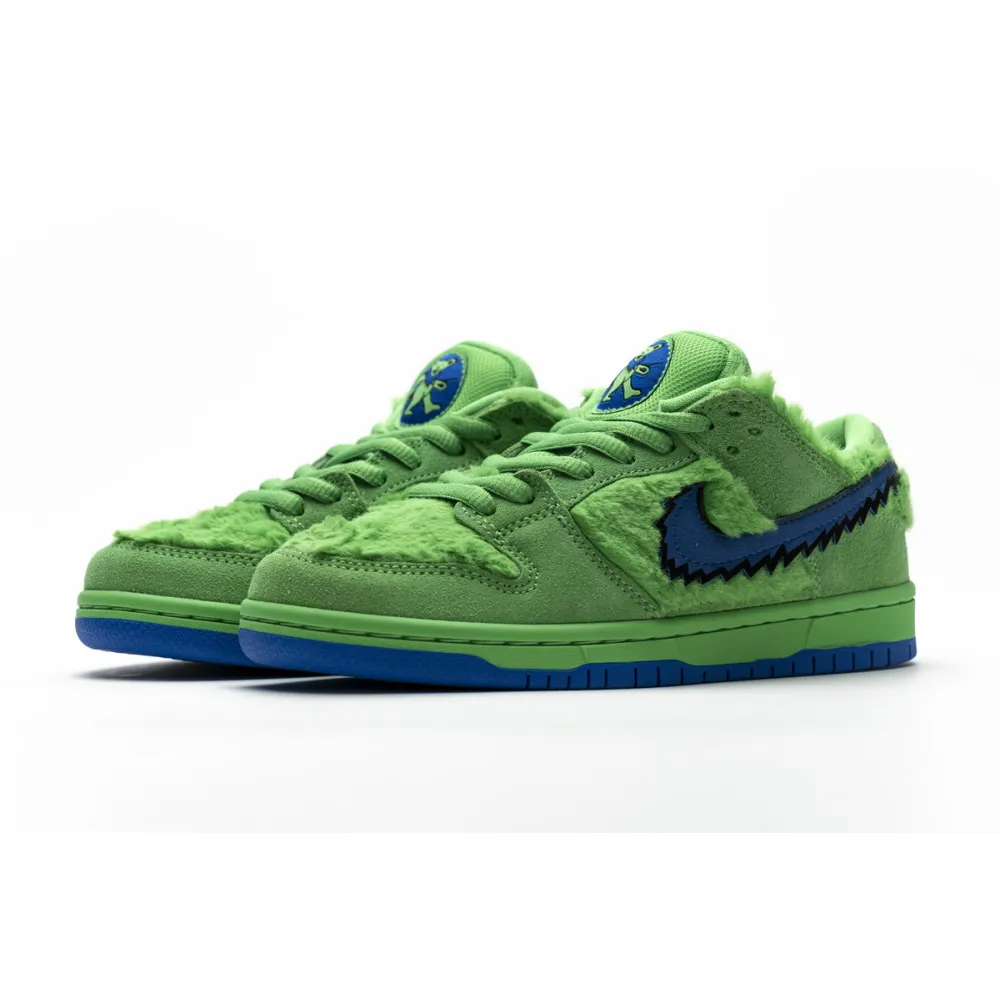 CocoKicks SB Dunk Low Grateful Dead Bears Green CJ5378-300