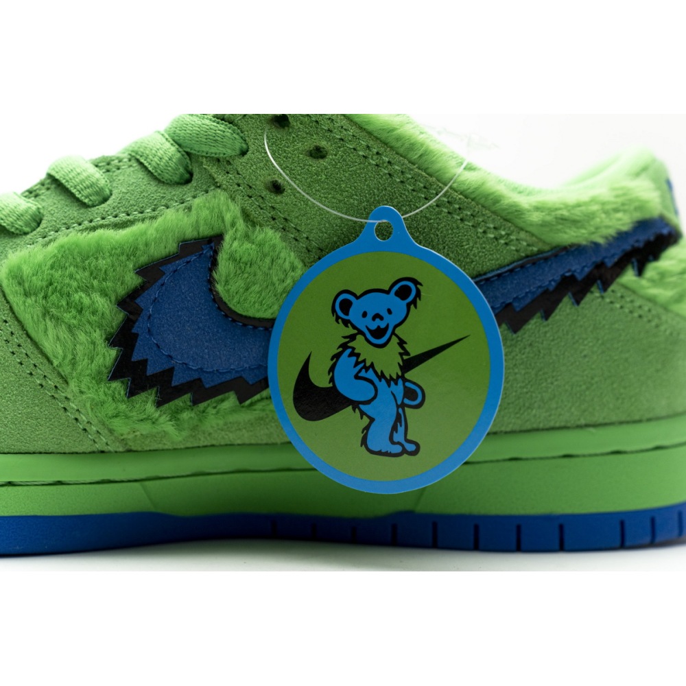 CocoKicks SB Dunk Low Grateful Dead Bears Green CJ5378-300