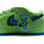 CocoKicks SB Dunk Low Grateful Dead Bears Green CJ5378-300