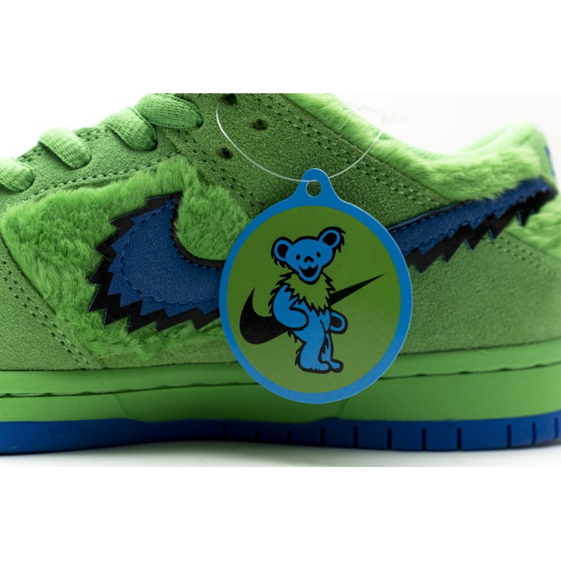 CocoKicks SB Dunk Low Grateful Dead Bears Green CJ5378-300