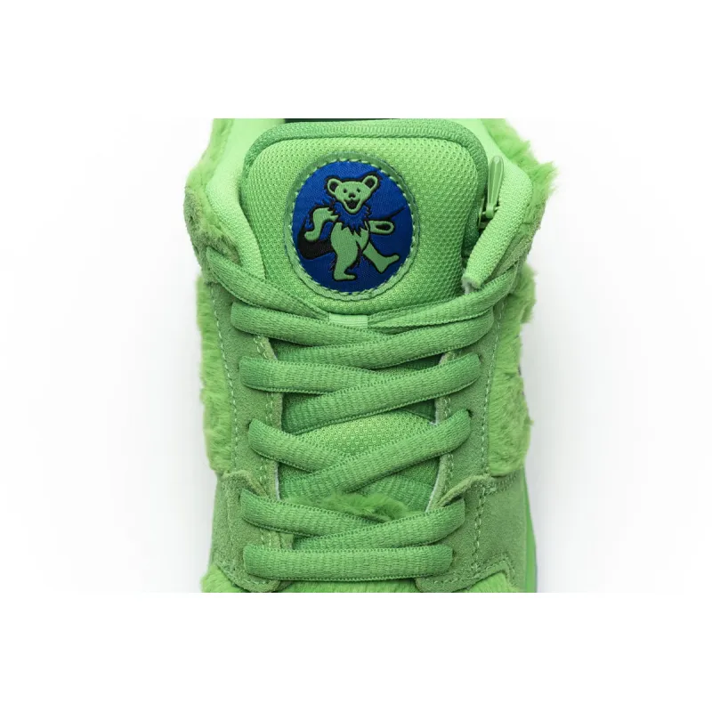 CocoKicks SB Dunk Low Grateful Dead Bears Green CJ5378-300