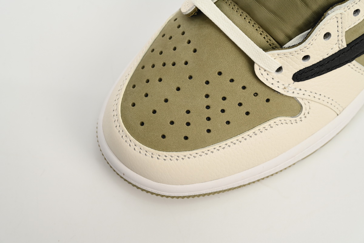 CocoKicks Jordan 1 Retro Low Golf Travis Scott Neutral Olive FZ3124-200