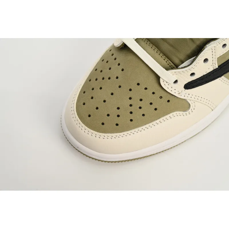 CocoKicks Jordan 1 Retro Low Golf Travis Scott Neutral Olive FZ3124-200