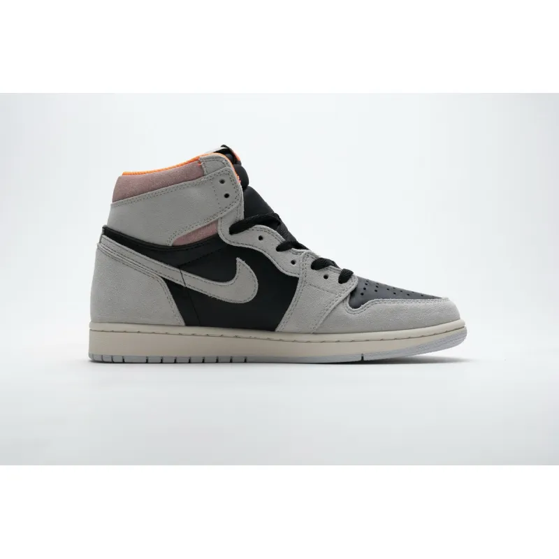 CocoKicks Jordan 1 Retro High Neutral Grey Hyper Crimson 555088-018
