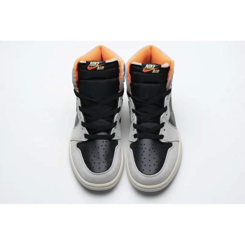 CocoKicks Jordan 1 Retro High Neutral Grey Hyper Crimson 555088-018