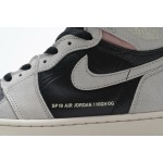 CocoKicks Jordan 1 Retro High Neutral Grey Hyper Crimson 555088-018