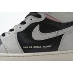 CocoKicks Jordan 1 Retro High Neutral Grey Hyper Crimson 555088-018