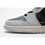 CocoKicks Jordan 1 Retro High Neutral Grey Hyper Crimson 555088-018