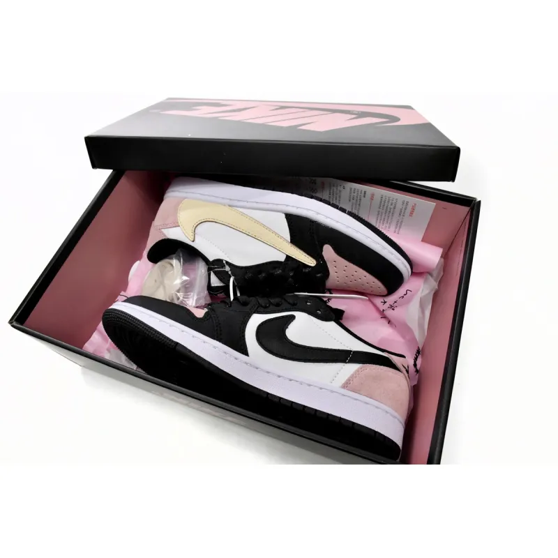 CocoKicks Jordan 1 Low Black Red x Travis Scott DM7866-066