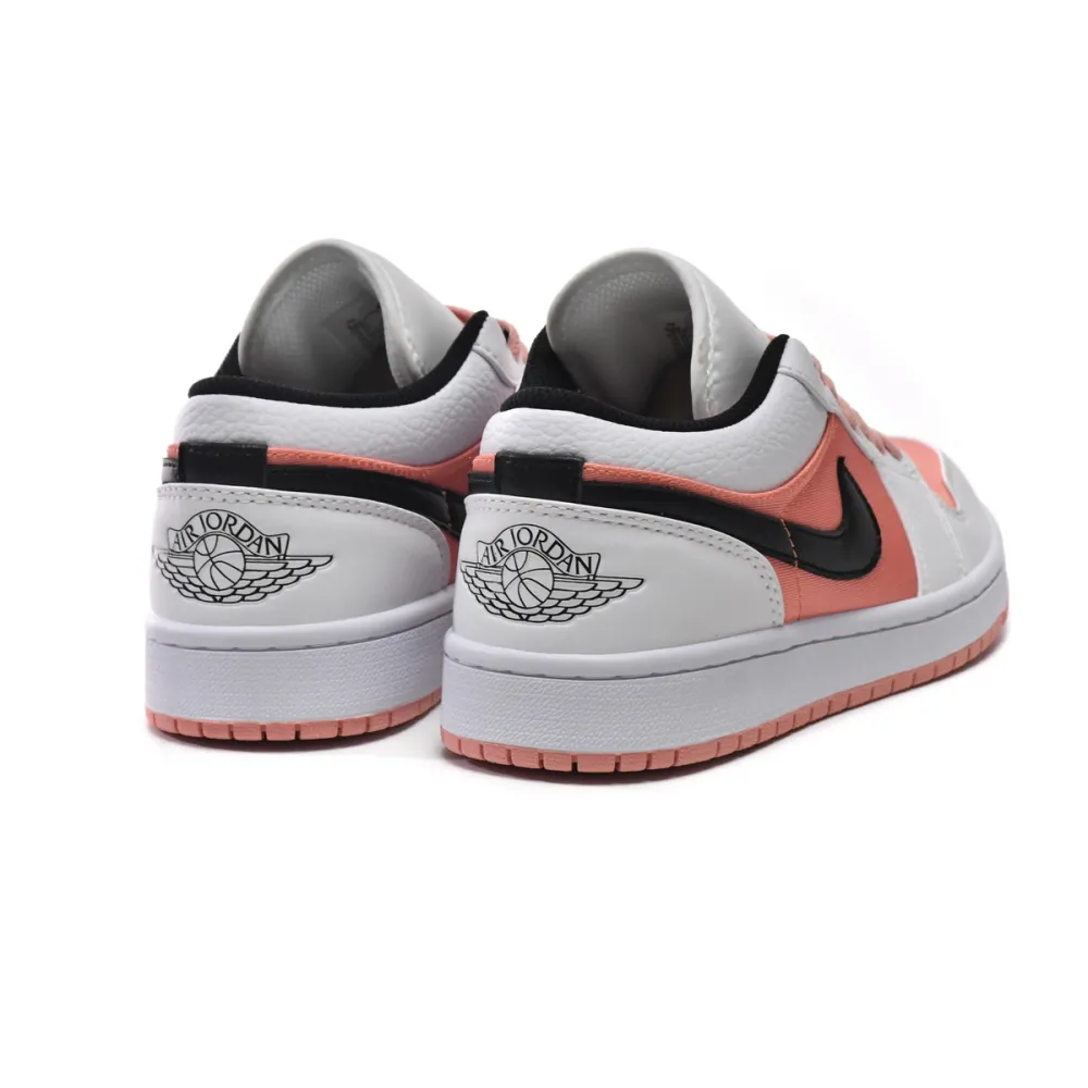 CocoKicks Jordan 1 Low White Light Madder Root DM8960-801