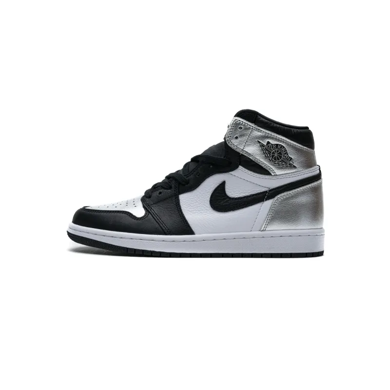 CocoKicks Jordan 1 Retro High Silver Toe CD0461-001
