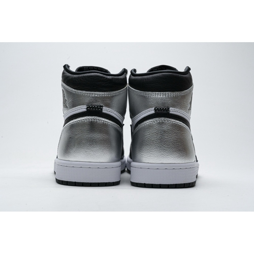 CocoKicks Jordan 1 Retro High Silver Toe CD0461-001