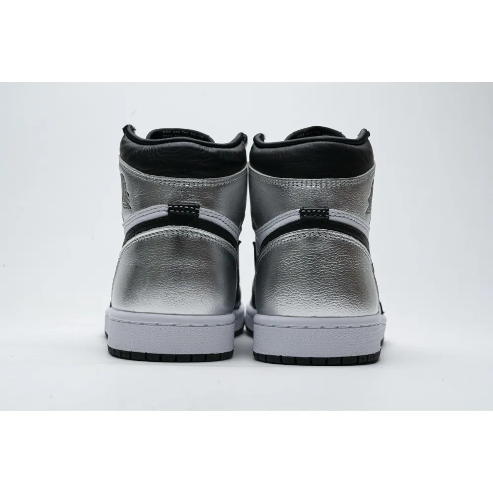 CocoKicks Jordan 1 Retro High Silver Toe CD0461-001