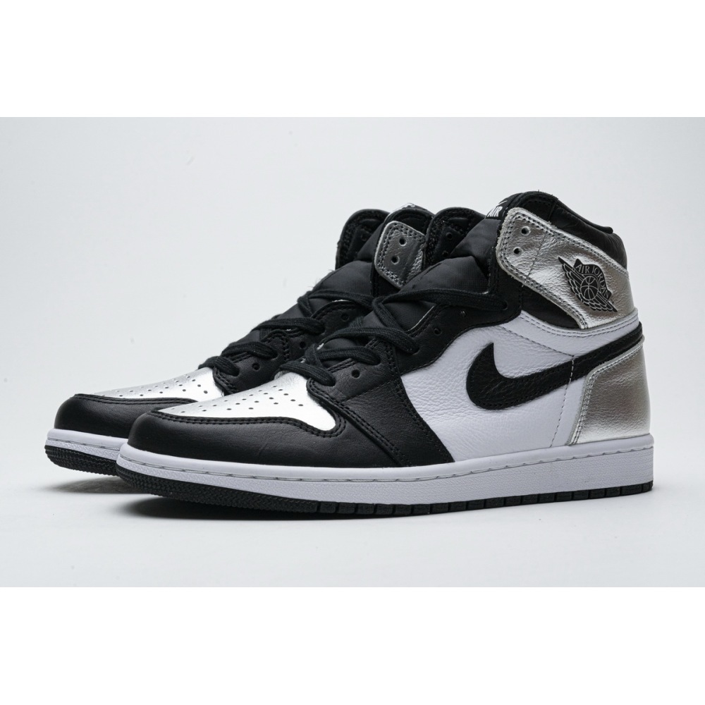 CocoKicks Jordan 1 Retro High Silver Toe CD0461-001