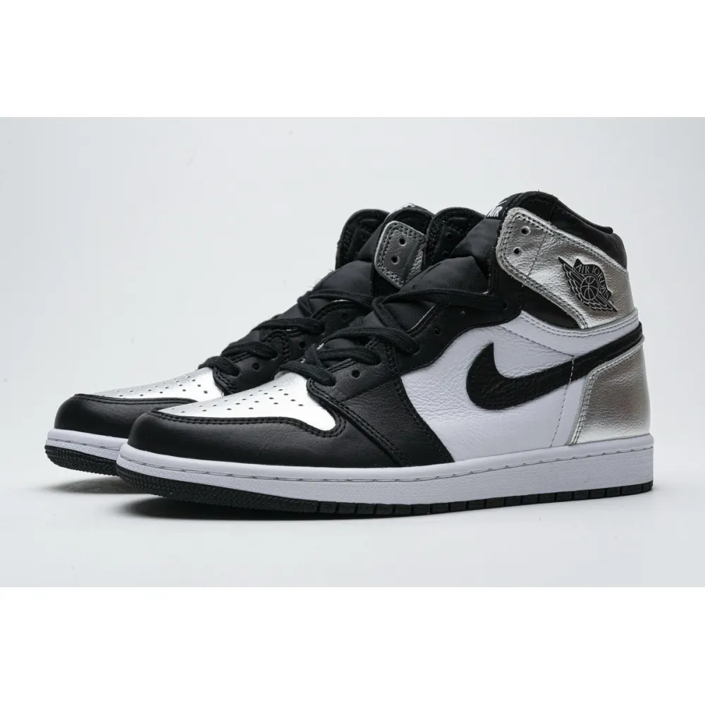 CocoKicks Jordan 1 Retro High Silver Toe CD0461-001