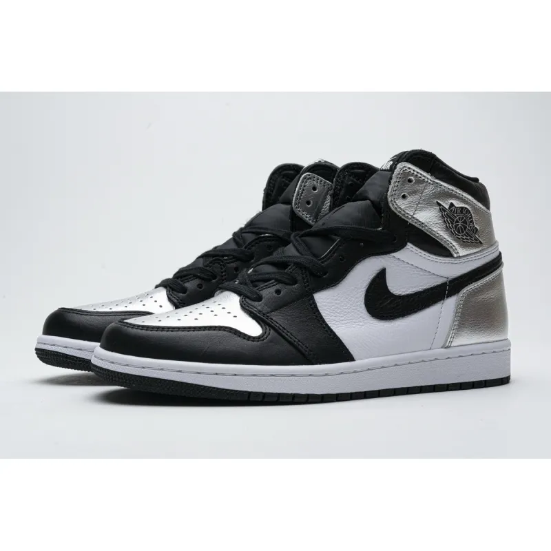CocoKicks Jordan 1 Retro High Silver Toe CD0461-001