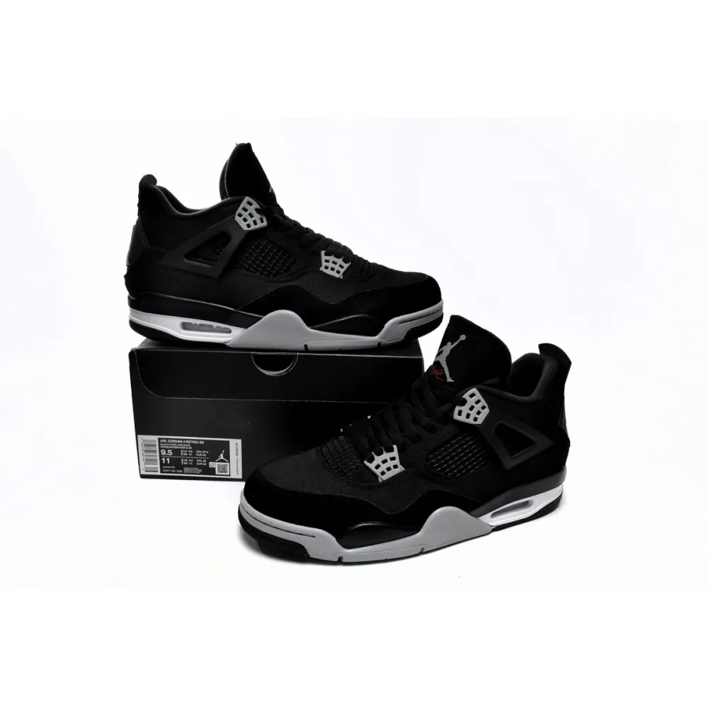 CocoKicks Jordan 4 Retro SE Black Canvas DH7138-006