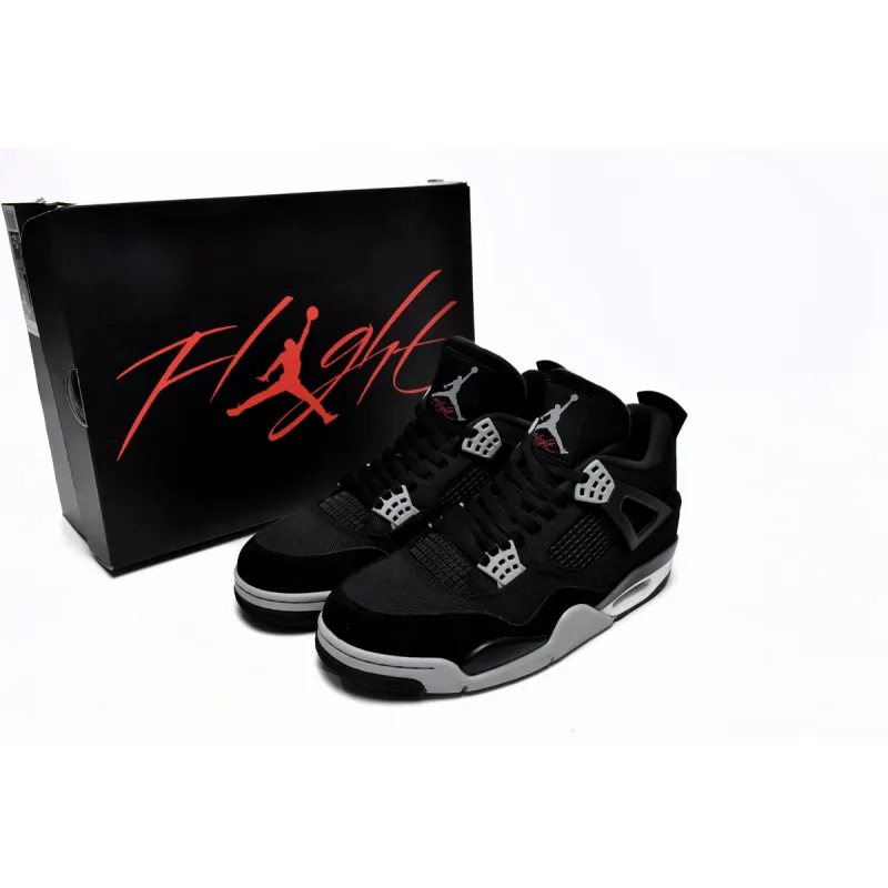 CocoKicks Jordan 4 Retro SE Black Canvas DH7138-006