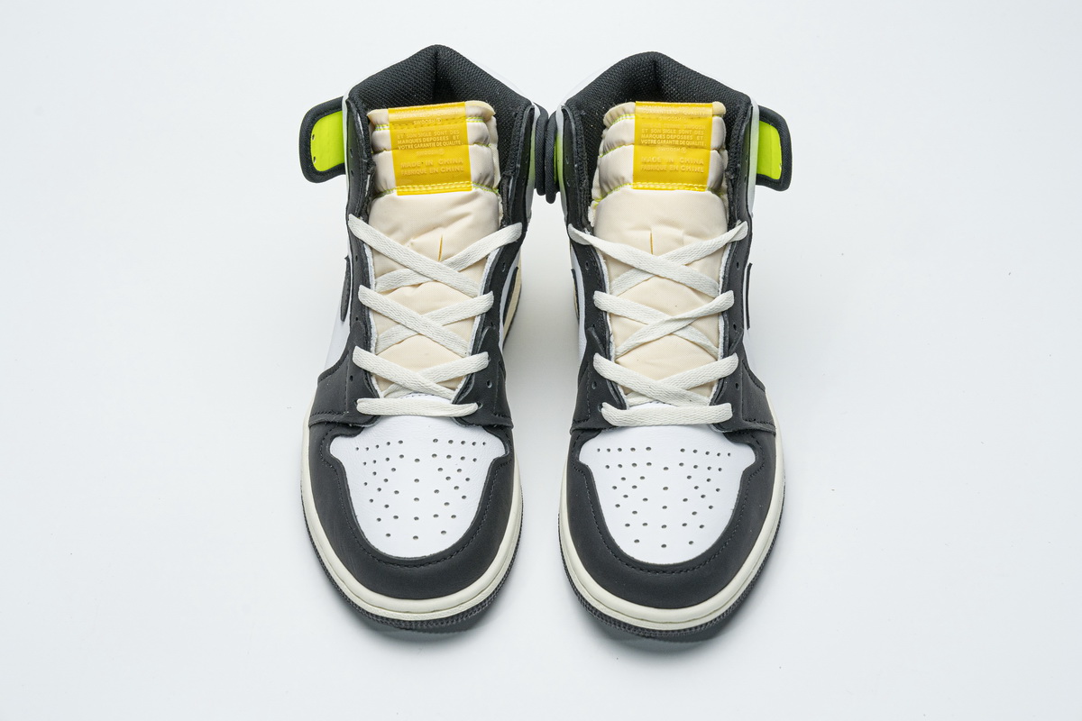 CocoKicks Jordan 1 Retro High White Black Volt University Gold 555088-118