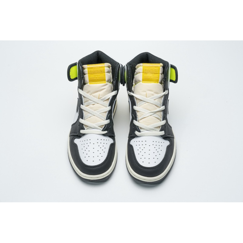 CocoKicks Jordan 1 Retro High White Black Volt University Gold 555088-118