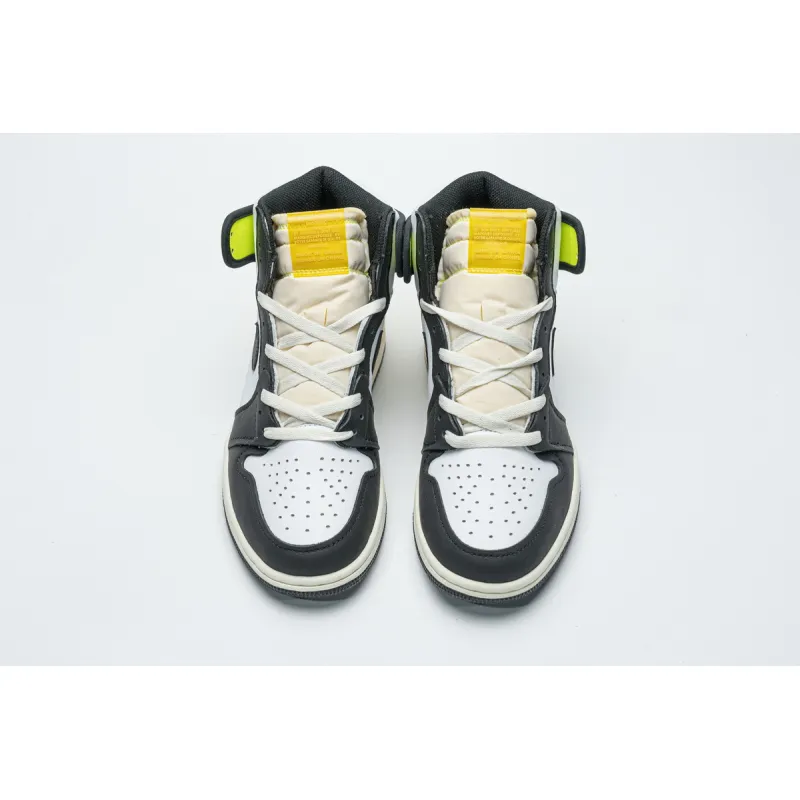 CocoKicks Jordan 1 Retro High White Black Volt University Gold 555088-118