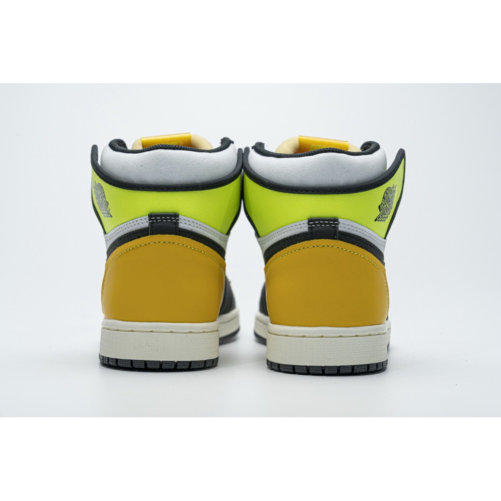 CocoKicks Jordan 1 Retro High White Black Volt University Gold 555088-118