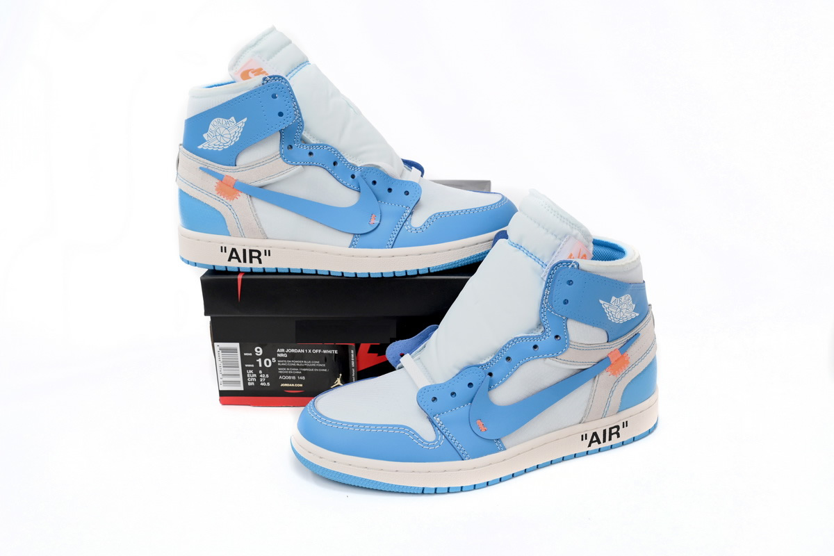 CocoKicks Jordan 1 Retro High Off-White University Blue AQ0818-148
