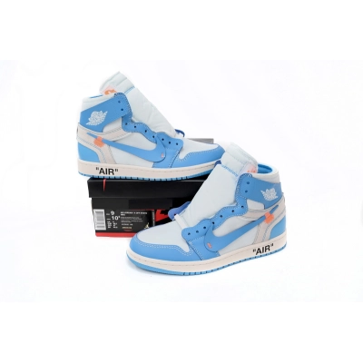 CocoKicks Jordan 1 Retro High Off-White University Blue AQ0818-148 02