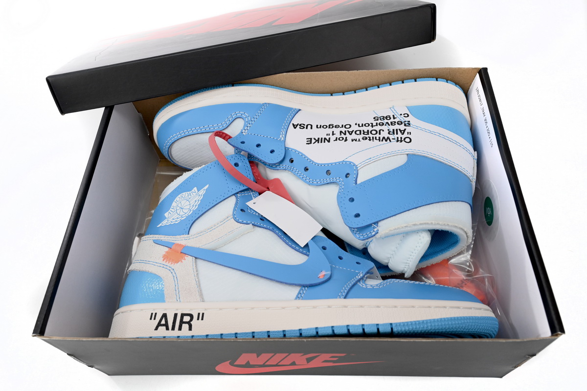 CocoKicks Jordan 1 Retro High Off-White University Blue AQ0818-148