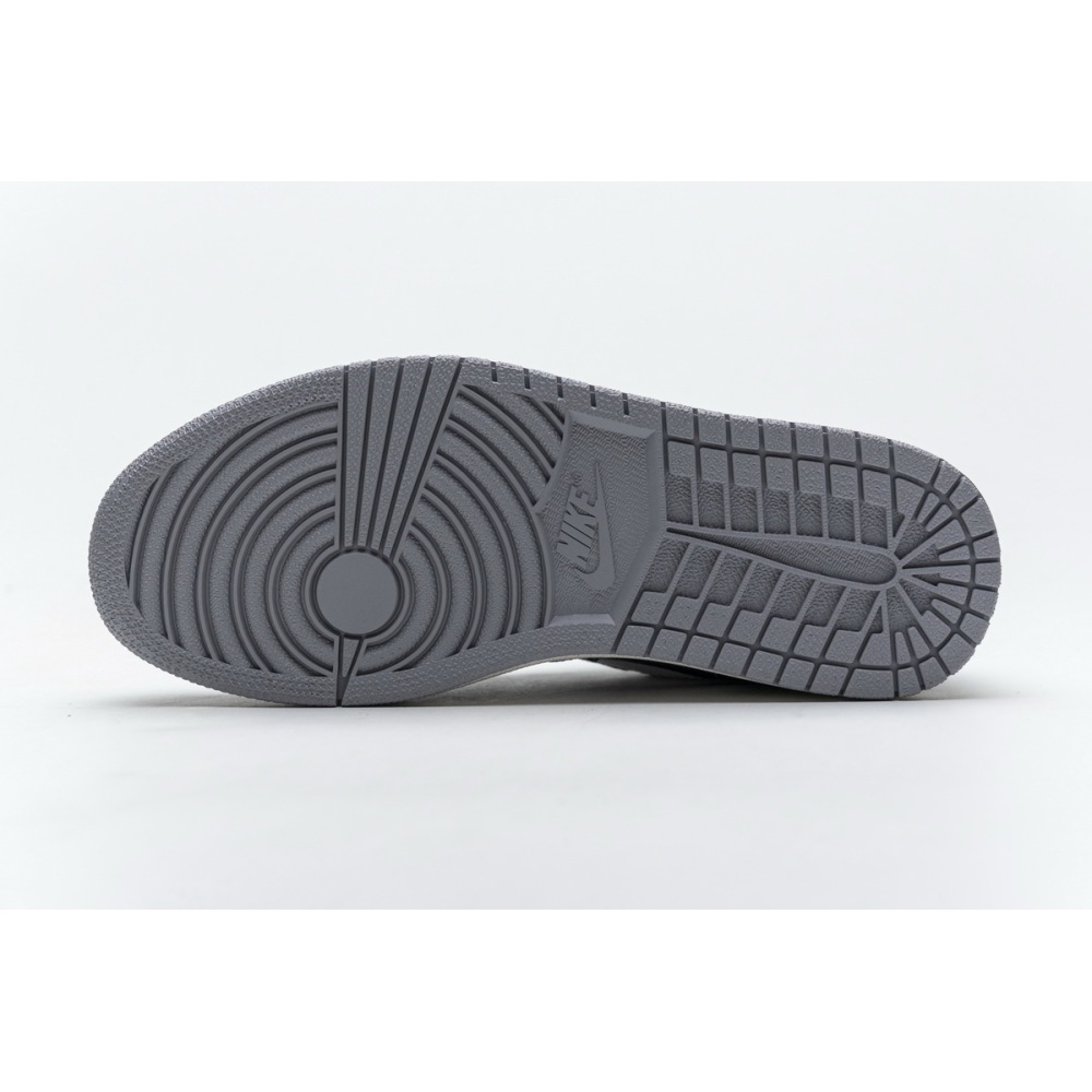 CocoKicks Jordan 1 Low Grey Toe 553558-110