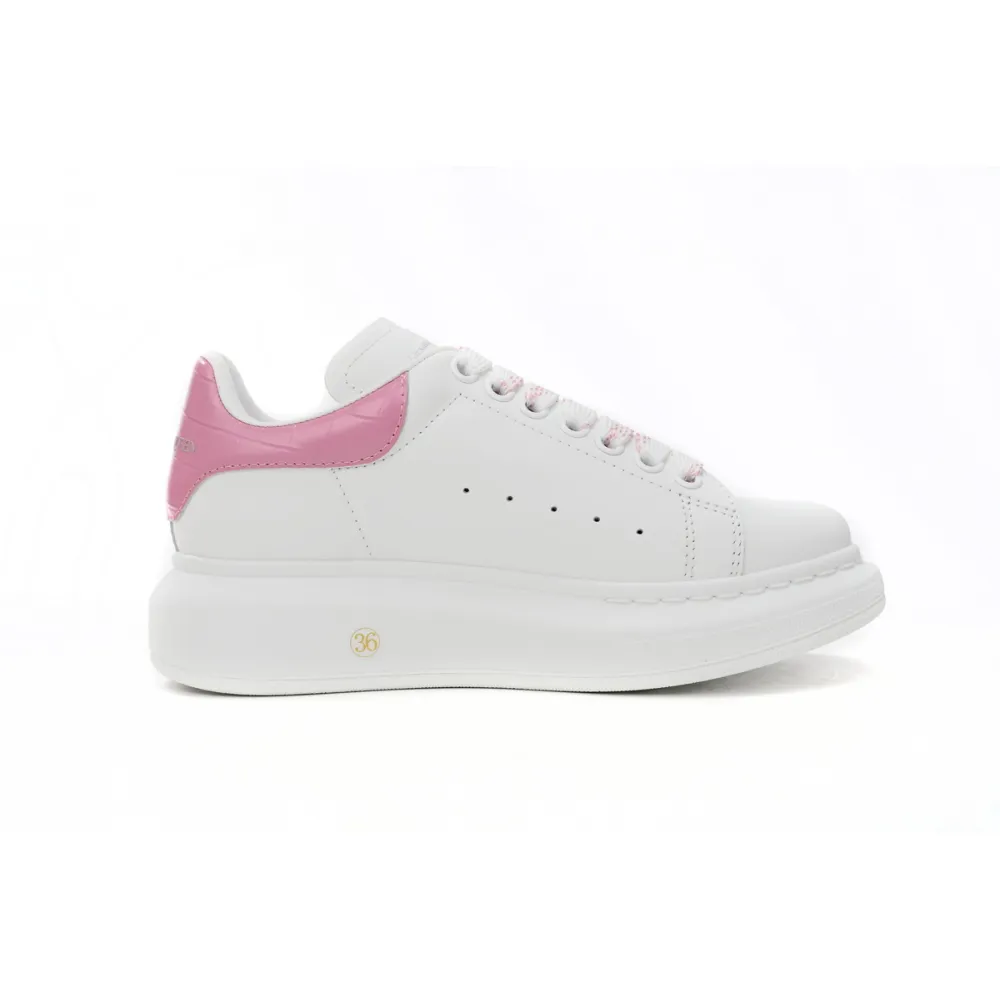 CocoKicks Alexander McQueen Oversized White Pink Croc 718233WICG68887