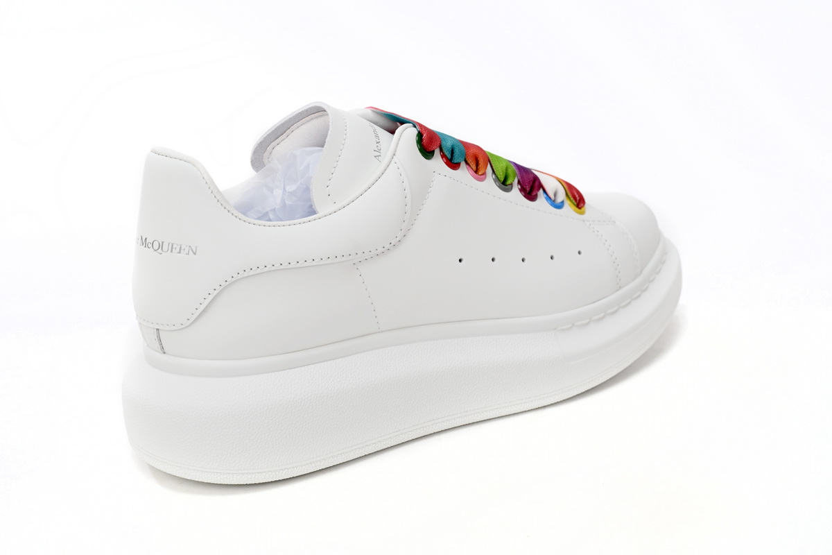 CocoKicks Alexander McQueen Oversized White Rainbow 462214WHGP79001