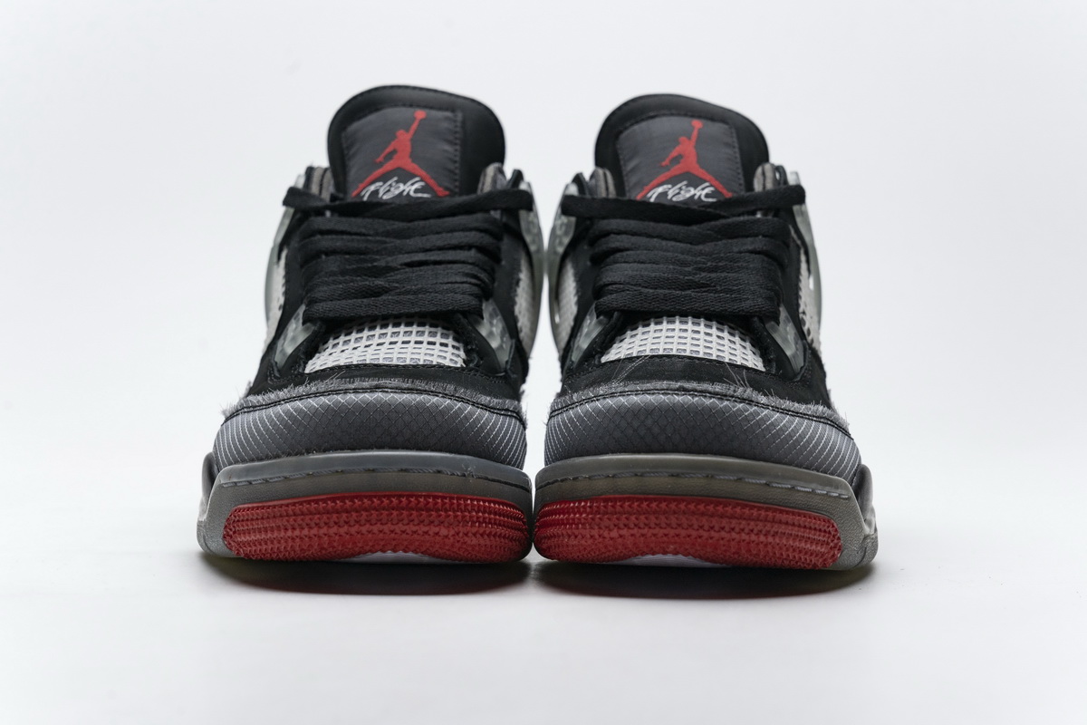 CocoKicks OFF White x Air Jordan 4 Bred CV9388-001