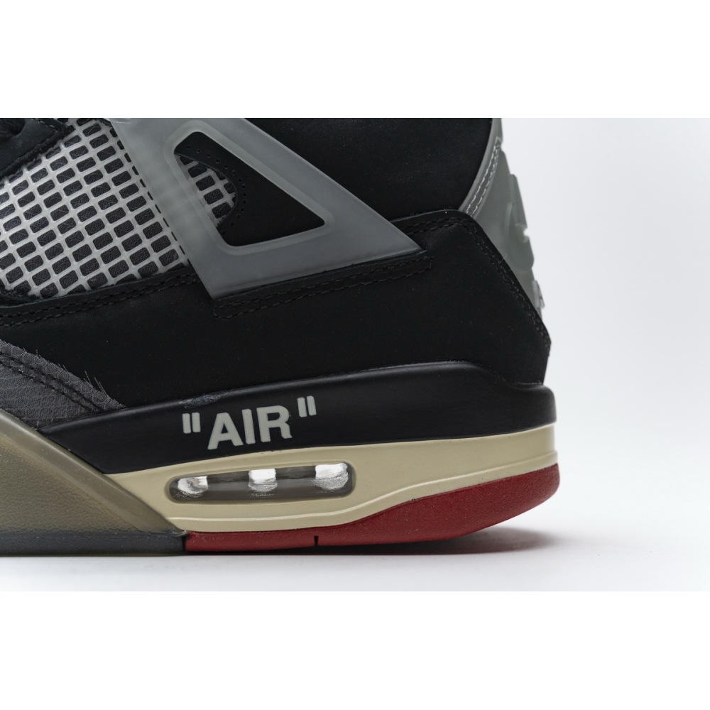 CocoKicks OFF White x Air Jordan 4 Bred CV9388-001