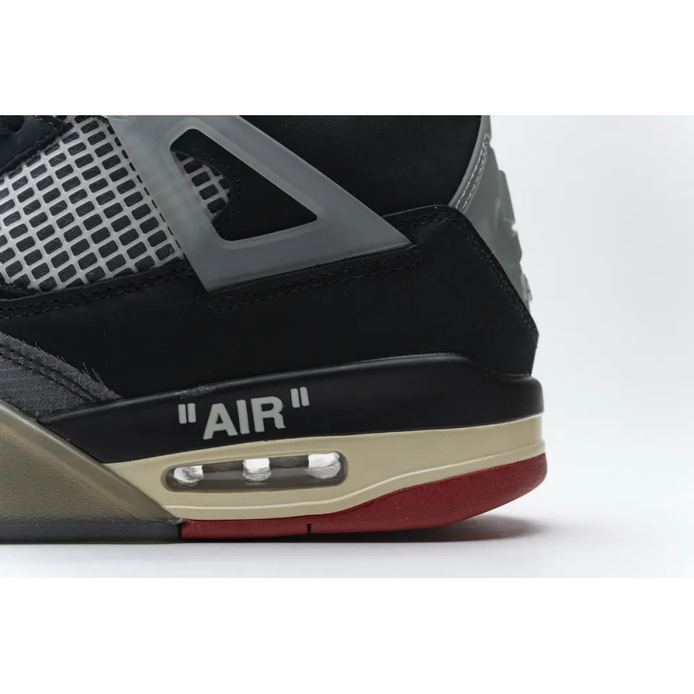 CocoKicks OFF White x Air Jordan 4 Bred CV9388-001