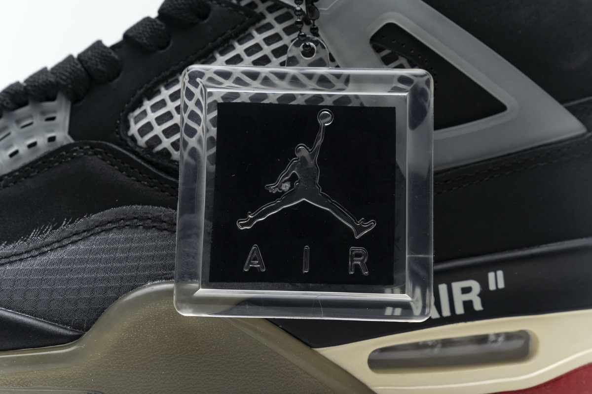 CocoKicks OFF White x Air Jordan 4 Bred CV9388-001