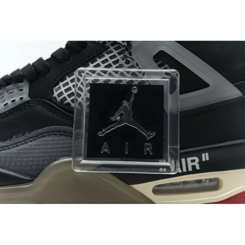 CocoKicks OFF White x Air Jordan 4 Bred CV9388-001