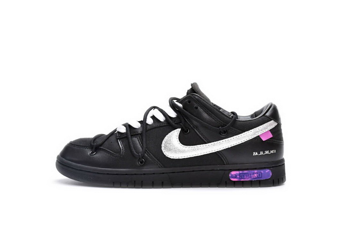 CocoKicks Dunk Low Off-White Lot 50 DM1602-001