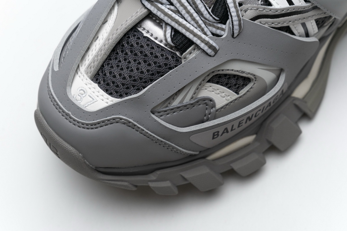 CocoKicks Balenciaga Track LED Grey White 555032 W1GB7