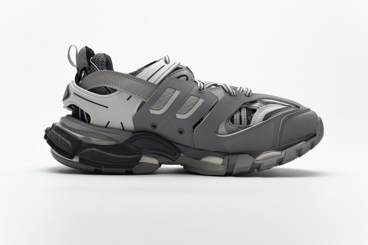 CocoKicks Balenciaga Track LED Grey White 555032 W1GB7