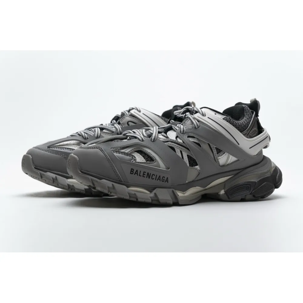 CocoKicks Balenciaga Track LED Grey White 555032 W1GB7