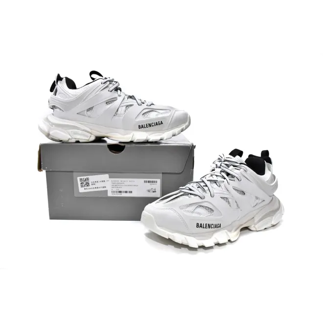 CocoKicks Balenciaga Track LED White Black 542023W3AC19010