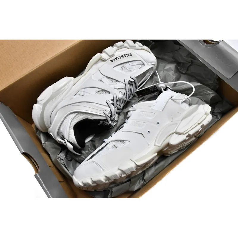 CocoKicks Balenciaga Track LED White Black 542023W3AC19010