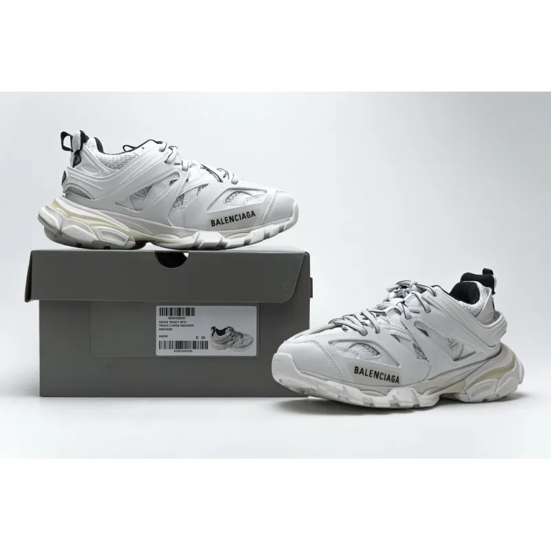 CocoKicks Balenciaga Track White Black (NO LED) 542436W3AC19010