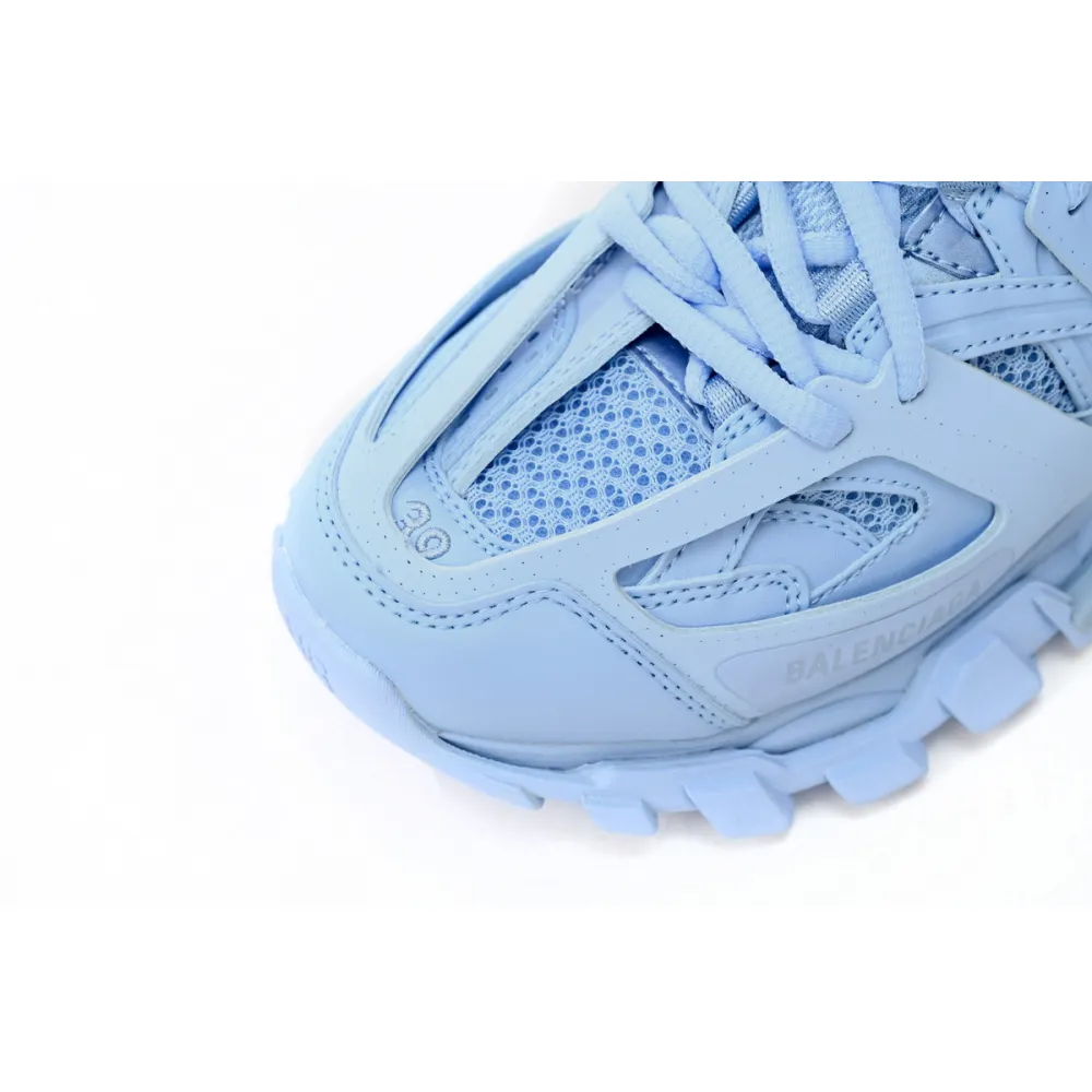 CocoKicks Balenciaga Track LED Clear Sole Light Blue 647741W3BM24200